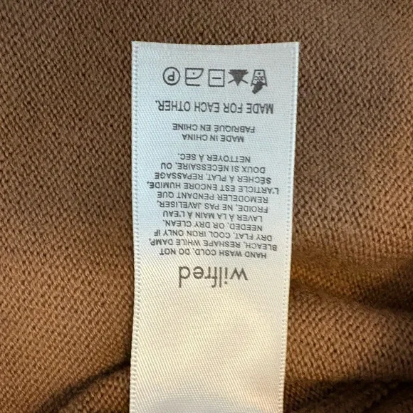 Aritzia Wilfred Clara Sweater in Camel - Picture 4 of 5